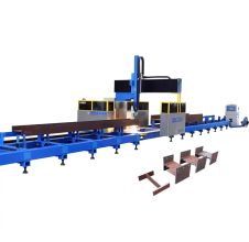 Máy cắt dầm I,dầm H Laser Fiber