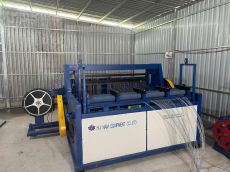 Máy  đan vỉ nướng inox