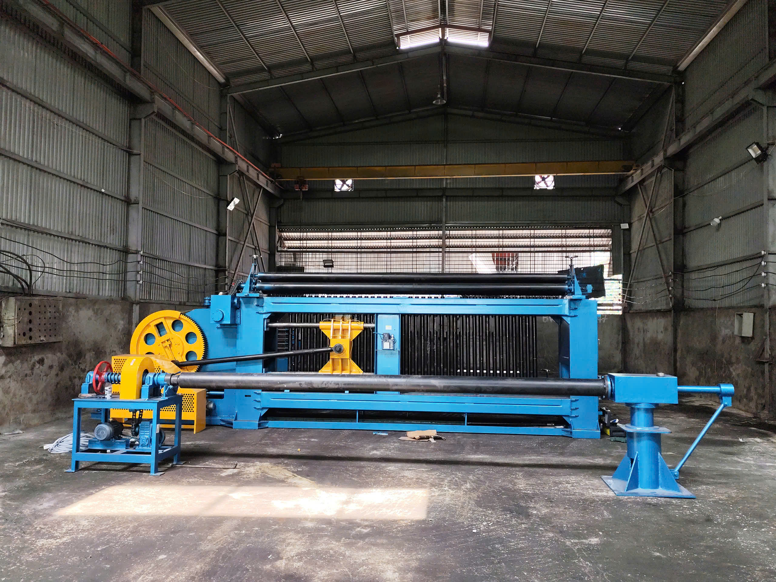 Máy đan lưới rọ đá - thảm đá