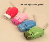 ĐÈN PIN SẠC TAY CON HEO DỄ THƯƠNG