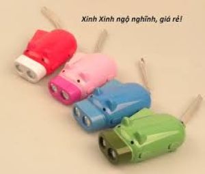ĐÈN PIN SẠC TAY CON HEO DỄ THƯƠNG