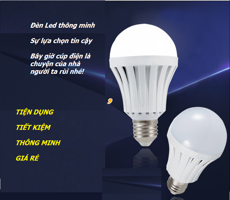 ĐÈN LED THÔNG MINH SẠC ĐIỆN