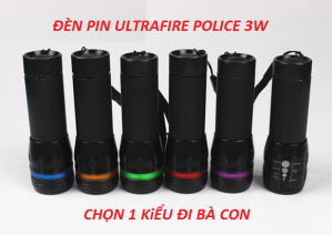 ĐÈN PIN ULTRAFIRE POLICE 3W GIÁ RẺ