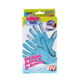 Găng tay vệ sinh kì diệu Magic bristle (Xanh)