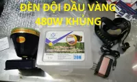 Đèn pin đội đầu sáng vàng 480w siêu rẻ