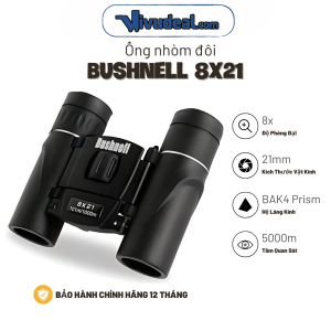 Ống Nhòm Đôi Bushnell 8x21 Mini | Độ Phóng Đại 8x | Thiết Kế Nhỏ Gọn | Tầm Quan Sát 10.000m