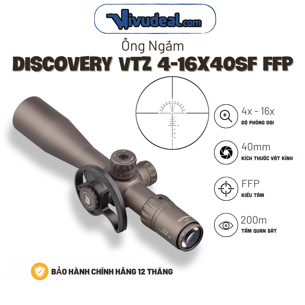 Ống Ngắm Disocovery VTZ 4-16x40SF FFP (30mm)