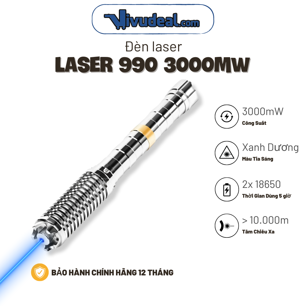 Đèn Laser 990 Công Suất 3000mW