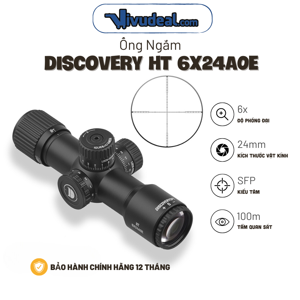 Ống Ngắm Discovery HT 6x24AOE (30mm)