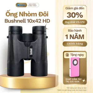 Ống Nhòm Đôi Bushnell 10x42 HD Đen - Hàng Chính Hãng