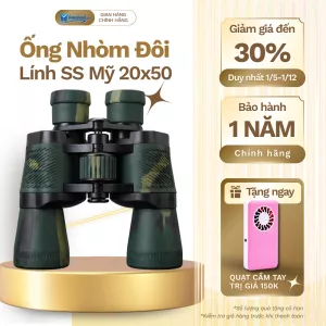 Ống Nhòm Đôi Lính SS Mỹ 20x50 - Hàng Chính Hãng