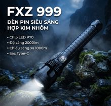 Đèn Pin Siêu Sáng FXZ 999, Độ Sáng 2000lm, Đèn Ánh Sáng Trắng, Đa Chức Năng, Chiếu Xa 5000m