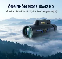 Ống Nhòm MOGE 10x42 HD Chính Hãng – Thấu Kính HD Sắc Nét, Quan Sát Xa Rõ Nét, Nhỏ Gọn Dễ Mang Theo, Phù Hợp Du Lịch, Xem Chim, Tìm Tổ Ong Và Khám Phá Thiên Nhiên