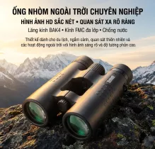 Ống Nhòm Bushnell 8x42, Hình Ảnh HD Sắc Nét, Sử Dụng Cả Ban Ngày Và Ánh Sáng Yếu, Soi Tổ Ong