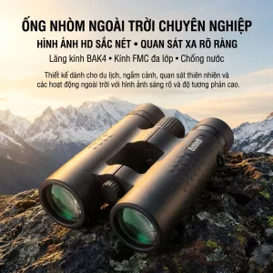 Ống Nhòm Bushnell 8x42, Hình Ảnh HD Sắc Nét, Sử Dụng Cả Ban Ngày Và Ánh Sáng Yếu, Soi Tổ Ong