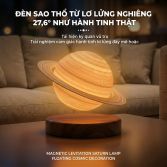 Đèn Sao Thổ Lơ Lửng Công Nghệ Cao, Đèn Ngủ Thông Minh Tạo Không Gian, Từ Trường Độc Đáo, Hiệu Ứng 3D