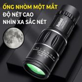 Ống Nhòm Một Mắt Siêu Nét Bushnell 16x52 Độ Phóng Đại Cao, Quan Sát Mặt Trăng, Hỗ Trợ Nhìn Đêm Ánh Sáng Yếu, Gắn Điện Thoại Chụp Ảnh Từ Xa