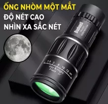 Ống Nhòm Một Mắt Siêu Nét Bushnell 16x52 Độ Phóng Đại Cao, Quan Sát Mặt Trăng, Hỗ Trợ Nhìn Đêm Ánh Sáng Yếu, Gắn Điện Thoại Chụp Ảnh Từ Xa