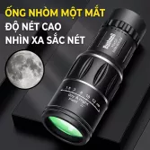 Ống Nhòm Một Mắt Siêu Nét Bushnell 16x52 Độ Phóng Đại Cao, Quan Sát Mặt Trăng, Hỗ Trợ Nhìn Đêm Ánh Sáng Yếu, Gắn Điện Thoại Chụp Ảnh Từ Xa