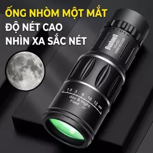 Ống Nhòm Một Mắt Siêu Nét Bushnell 16x52 Độ Phóng Đại Cao, Quan Sát Mặt Trăng, Hỗ Trợ Nhìn Đêm Ánh Sáng Yếu, Gắn Điện Thoại Chụp Ảnh Từ Xa