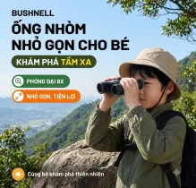 Ống Nhòm Trẻ Em Bushenll 8x21 Mắt Phóng Đại Cao, Hình Ảnh Rõ Nét, Nhỏ Gọn Cầm Tay, Quan Sát Chim, Du Lịch Dã Ngoại