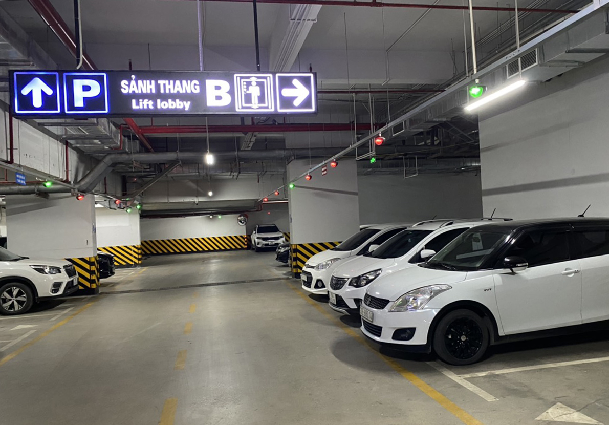 HỆ THỐNG CHỈ DẪN CHỖ TRỐNG Ô TÔ TỰ ĐỘNG