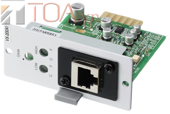 TOA VX-200XI : Audio Input Module with Control Input