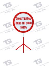 Biển tròn - Công trình đang thi công 5km/h (BCB/BT-01)