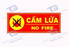 Biển cấm lửa