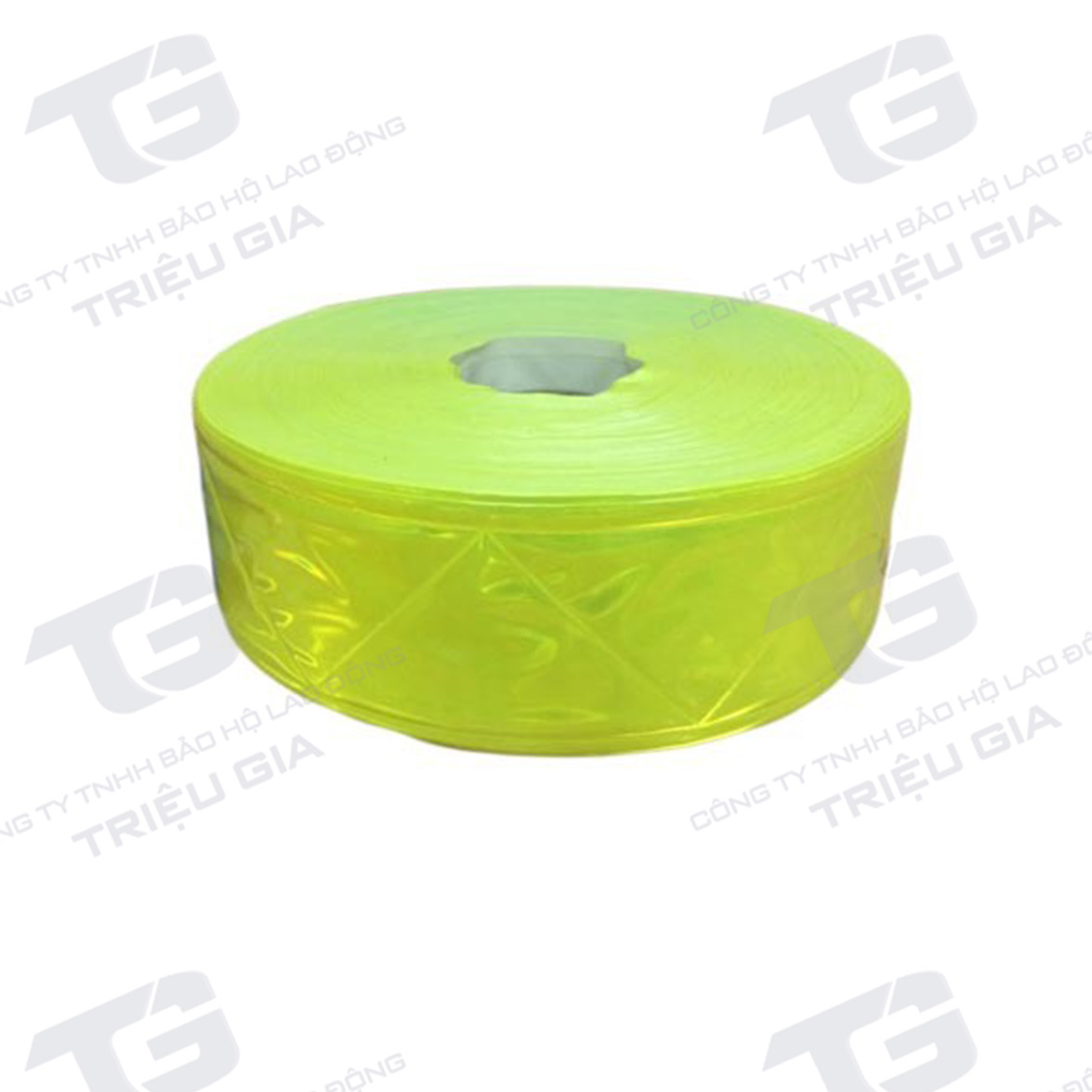 Phản quang nhựa - xanh nõn chuối - bản 5cm