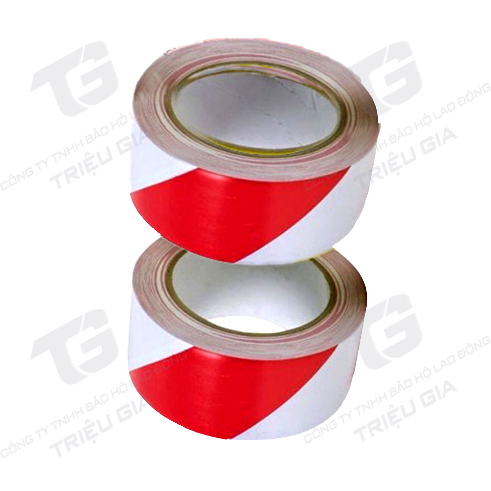 Cuộn Phản Quang - Trắng Đỏ - 5cm