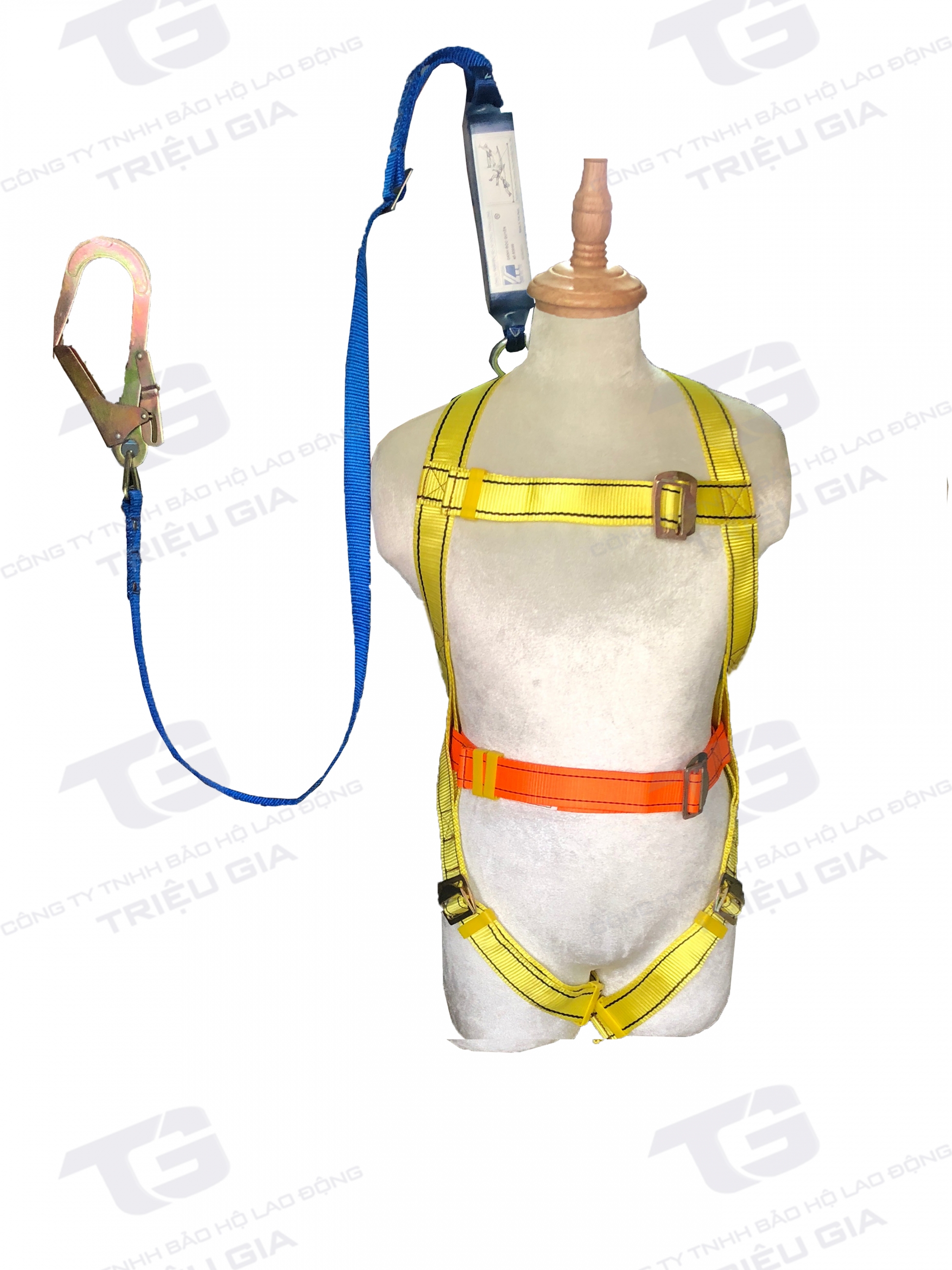 Dây An Toàn Toàn Thân 1 Móc- Chống Sốc