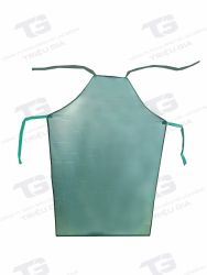 Tạp Dề Chống Nước - Xanh-Trong Suốt