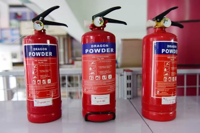 bình chữa cháy dạng bột