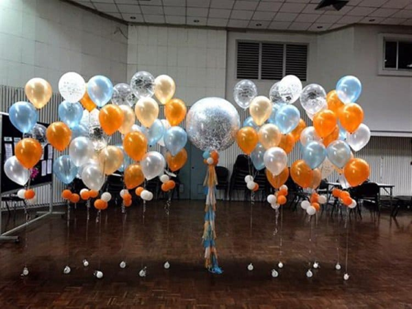 Khí bơm bóng bay được ứng dụng để trang trí trong các bữa tiệc