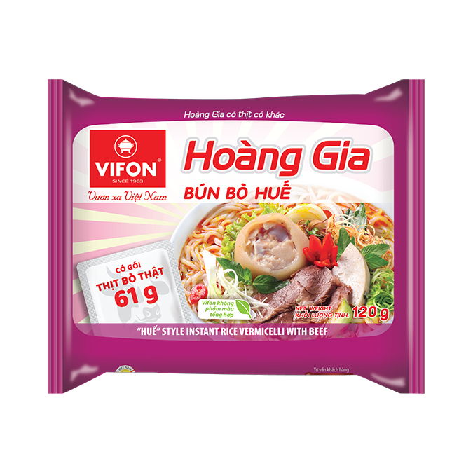 Hoàng gia bún bò huế 120g