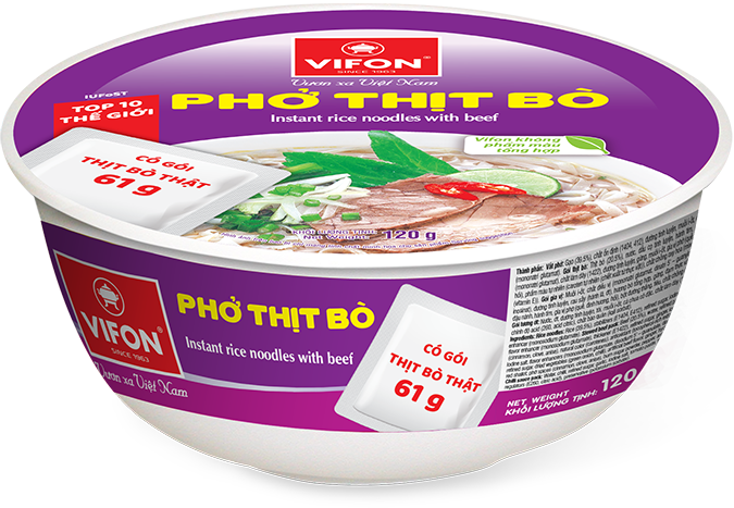 Phở thịt bò tô 120g