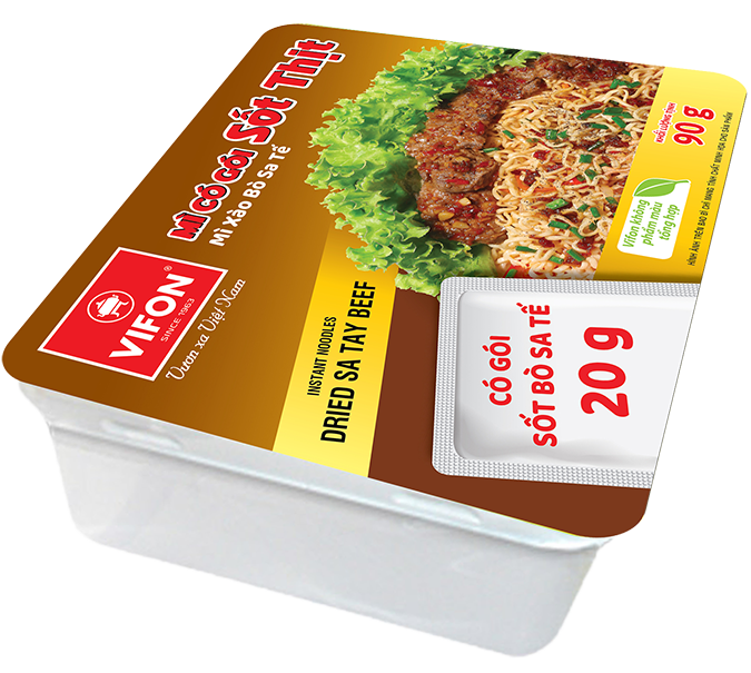 Mì khay phú gia xào bò hải sản 90g