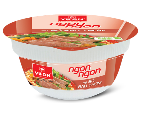 Mì tô ngon ngon bò rau thơm 71g