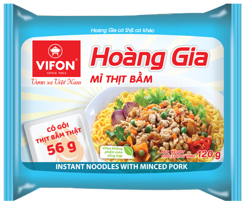 Hoàng gia mì thịt bằm 120g