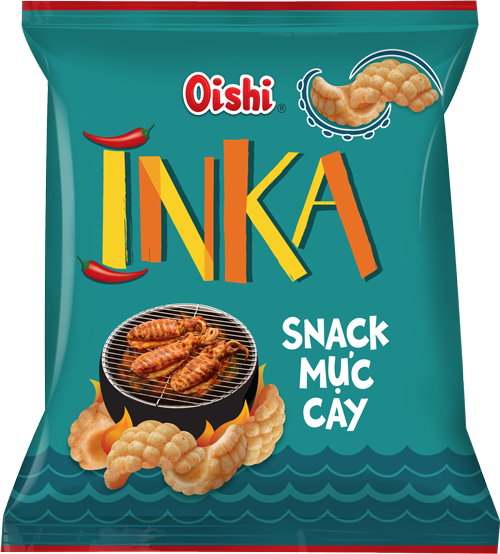 Snack mực cay