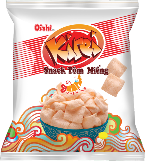 Snack tôm miếng