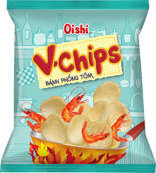 Oishi v-chip bánh phồng tôm