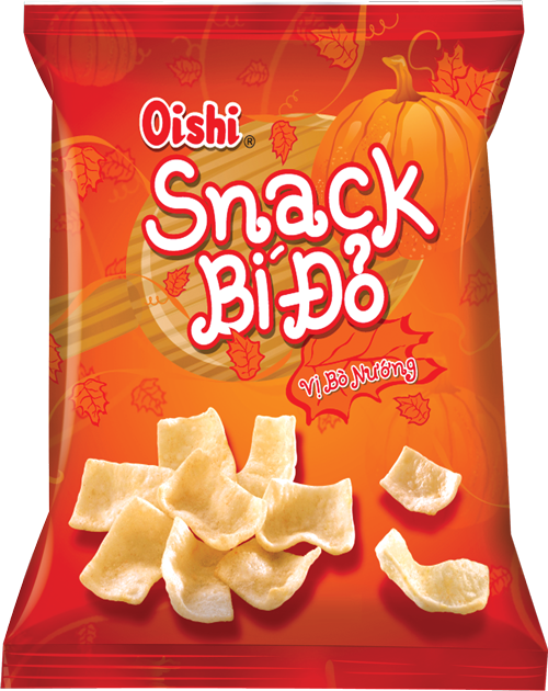 Oishi snack bí đỏ