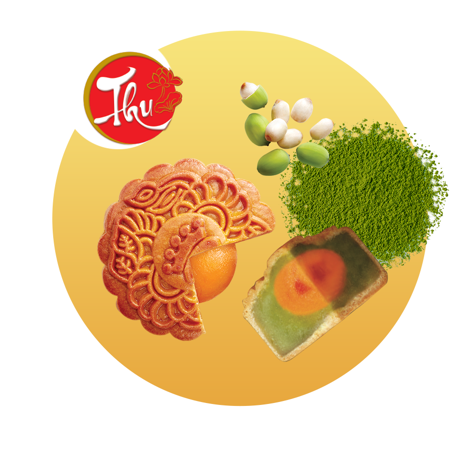 Nướng hạt sen trà xanh