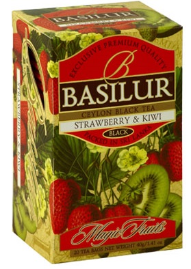 Trà Basilur Strawberry & kiwi 40g EN