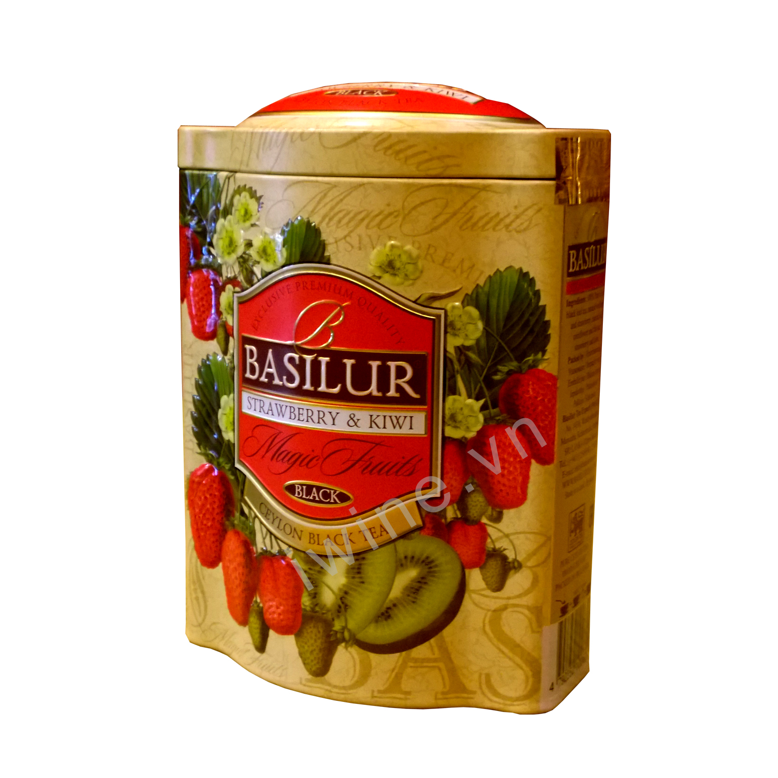 trà Basilur Strawberry and kiwi 100g