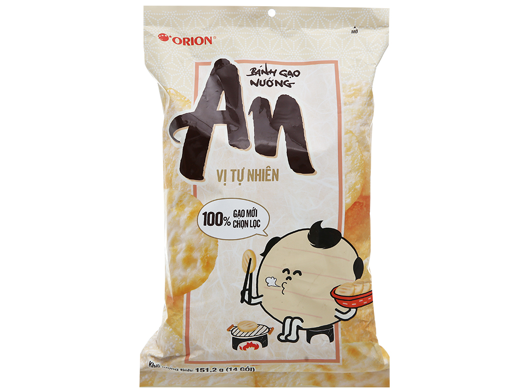 Bánh gạo an vị tự nhiên Orion 151,2g