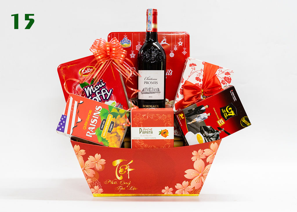 Giỏ quà Tết  số 15_2021