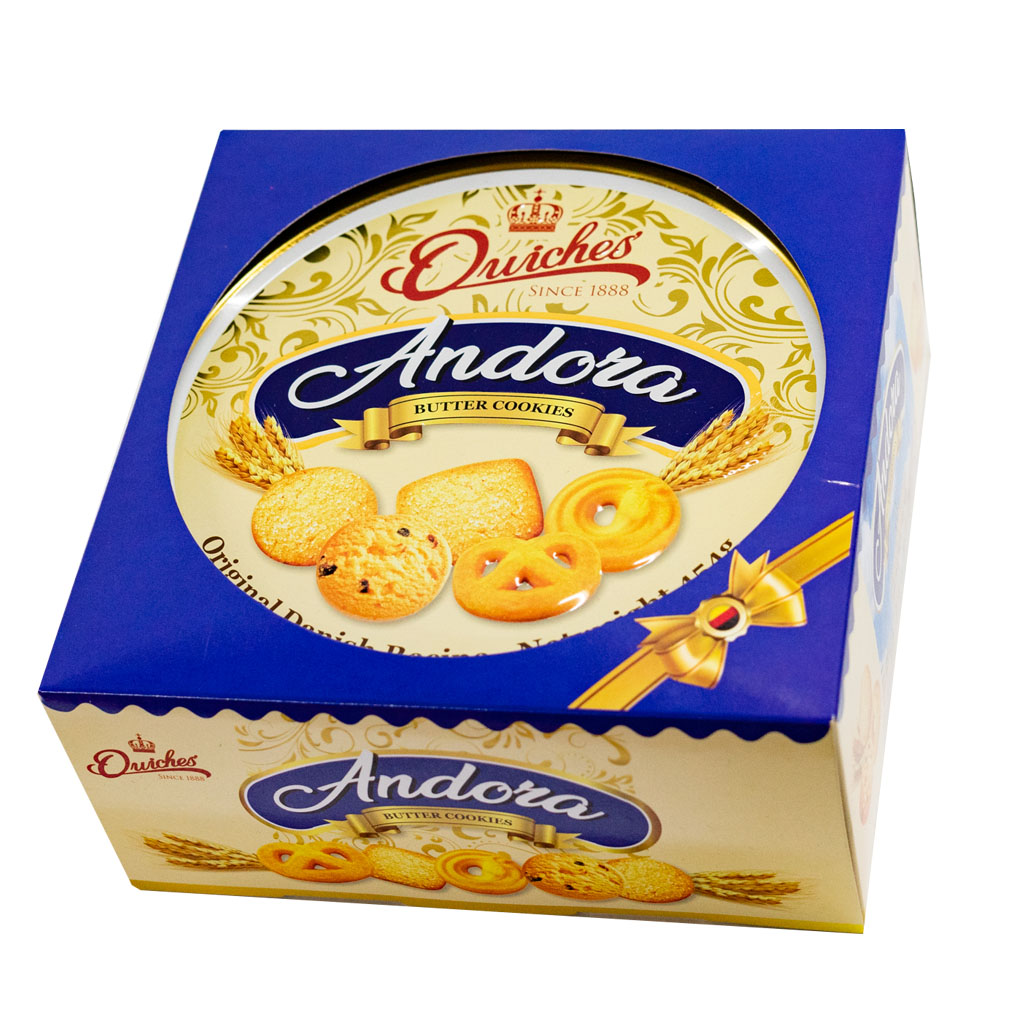 Bánh quy bơ Quiches Andora 454g